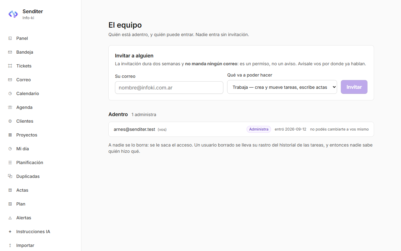 El equipo